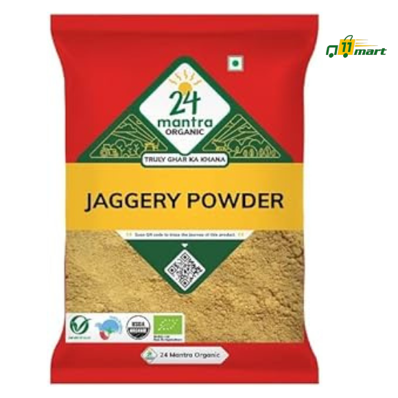 24 Mantra Organic Unbleached Jaggery Powder