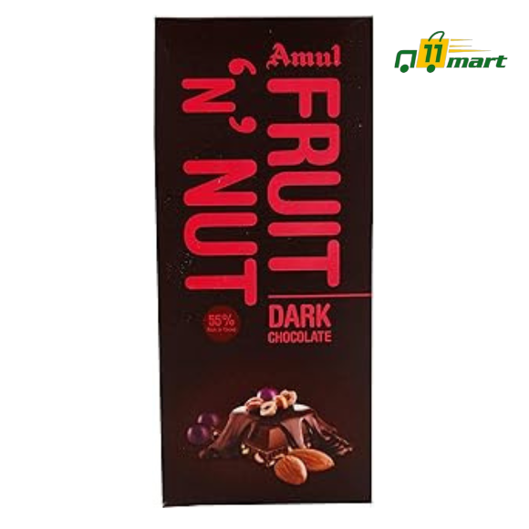 Amul Dark Chocolate Bar Fruit N Nut