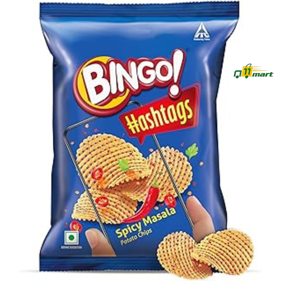 Bingo! Hashtags Spicy Masala Potato Chips
