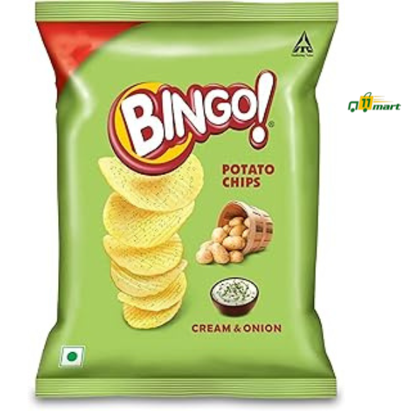 Bingo Yumitos International Potoato Chips, Cream & Onion
