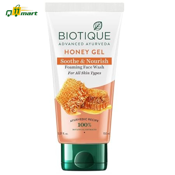 Biotique Honey Gel Soothe & Nourish Foaming Face wash