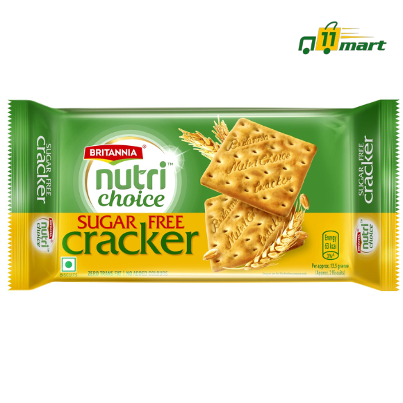 Britannia Nutri Choice Sugar Free Cream Cracker Biscuits
