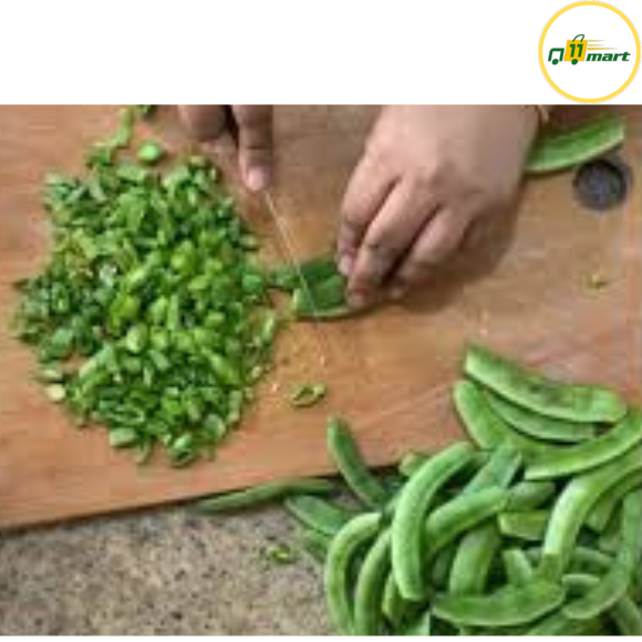 Broad beans Cutting3