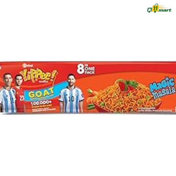 Browell Sunfeast Yippee! Magic Masala, Instant Noodles 8 In 1 Pack, 480G