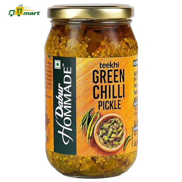 Dabur Hommade Green Chilli Pickle