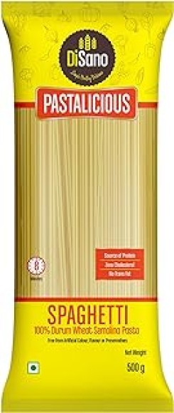 DiSano Pastalicious 100 Percent Durum Wheat Spaghitti Pasta, 500gm