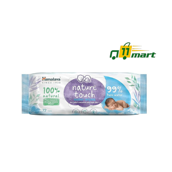 Himalaya Nature Touch Water Baby Wipes (Unscented)