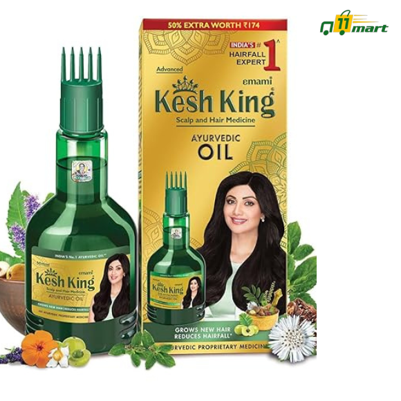 Kesh King Ayurvedic Anti Hairfall Hair Oil 200 + 100ml Extra