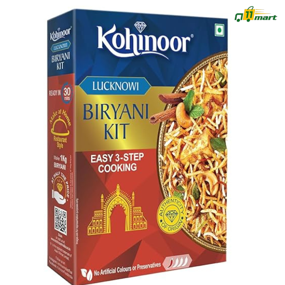 Kohinoor Authentic Basmati Biryani Kit, Lucknowi