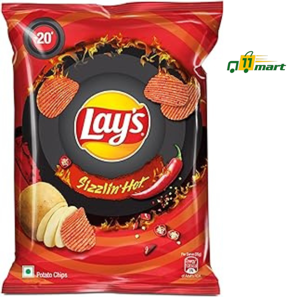Lay's Sizzlin’ Hot Potato Chips