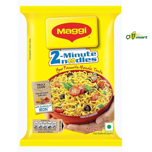 MAGGI 2-Minute Instant Noodles, Masala Noodles Pouch - 70 Gm
