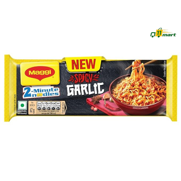 MAGGI 2-Minute Spicy Garlic Noodles, Easy to Cook  248g