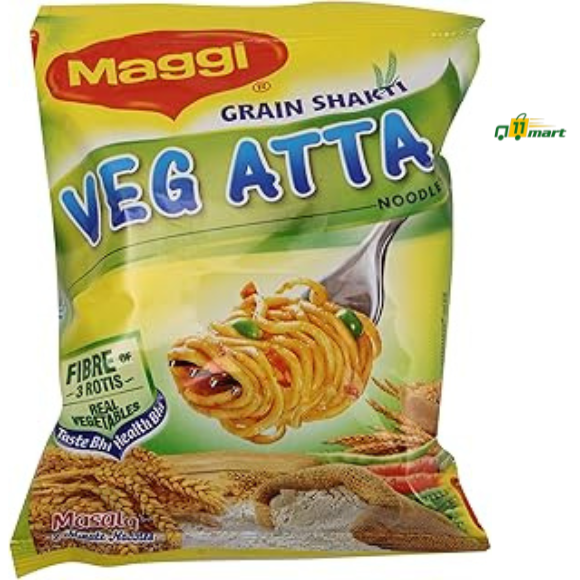 Maggi Atta Noodles, Vegetable Masala, Pouch, 80g