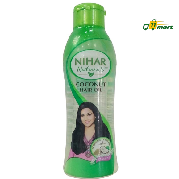 Nihar Naturals Coconut Hair Oil - Jasmine, 200ml Bottle