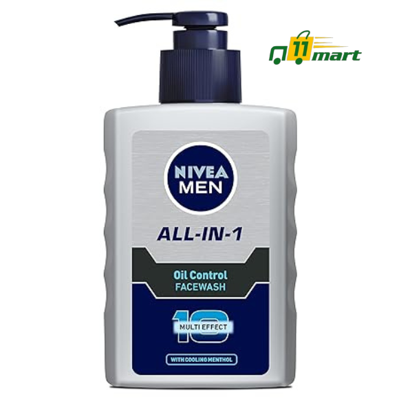 Nivea Men Face Wash, Oil Control For 12Hr Oil Control