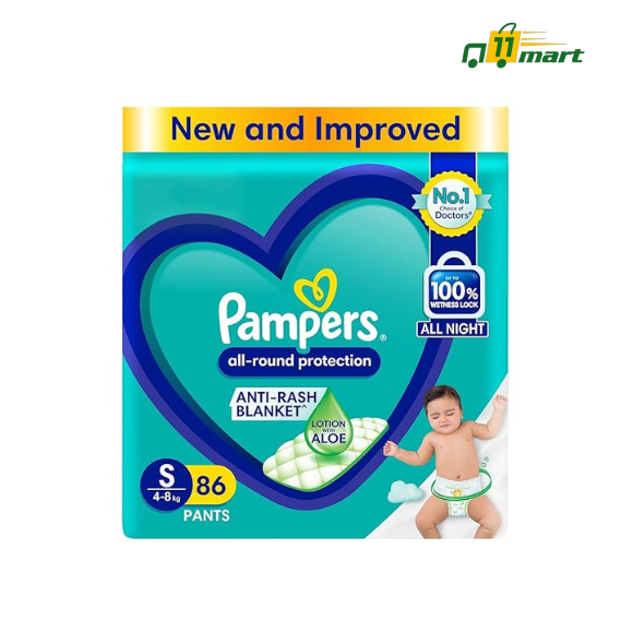 Pampers All round Protection Pants Style Baby Diapers, S size