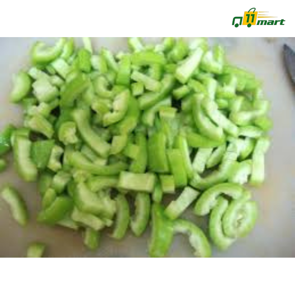 Snake gourd cutting 1