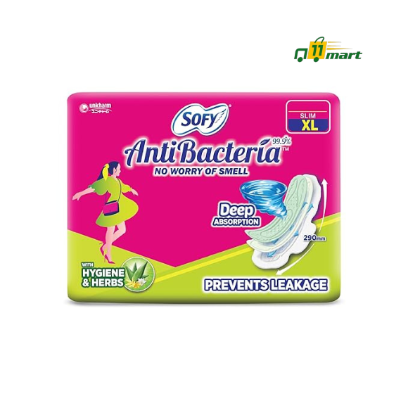 Sofy Women Anti Bacteria Extra Long Sanitary Pads, X-Large