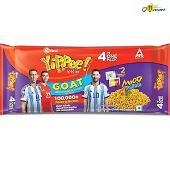 Sunfeast YiPPee! Mood Masala Noodles (Pack of 4), 270g​