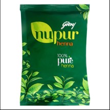 Godrej Nupur 100% Pure Henna Powder for Hair Colour (Mehandi) for Hair, Hands and Feet