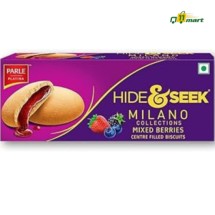 Parle Hide & Seek Milano Collections Mixed Berries Centre Filled Biscuits Unique