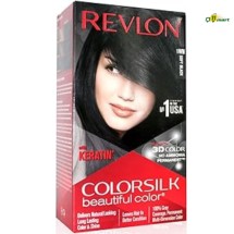 Revlon (Color Silk Hair Color (3D Color Gel Technology) with Keratin), Soft Black 1WN