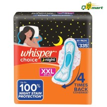 Whisper Ultra Overnight Sanitary Pad For Women With Wings - XXl